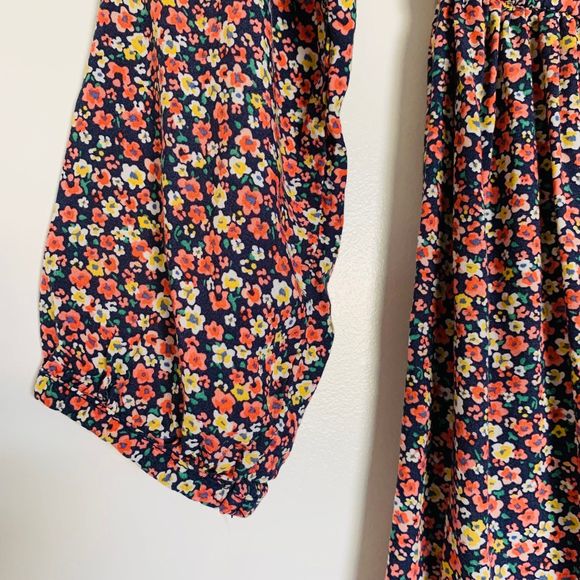 Carter's Little Girls Knee Length Pink Spring Floral Dress | Size: M/8 - Picture 4 of 6